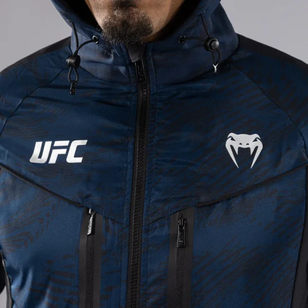 Venum X Ufc Fusion Fight Week Mens Zip Hoodie Blue 2 Venum x UFC Fusion Fight Week Men’s Zip Hoodie in black color.