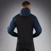Venum X Ufc Fusion Fight Week Mens Zip Hoodie Blue 6 Man modelling a Venum x UFC Fusion Fight Week Men's Zip Hoodie