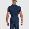 Venum x UFC Fusion Men's Fight Week Performance Short Sleeve Rashguard in action.