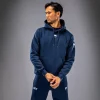 Venum X Ufc Fusion Mens Fight Week Pullover Solid Hoodie Blue 6 Man wearing Venum x UFC Fusion Men's Fight Week Pullover Solid Hoodie