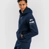 Venum X Ufc Fusion Mens Fight Week Pullover Solid Hoodie Blue 8 Man wearing a Venum x UFC Fusion men's Fight Week Pullover Solid Hoodie