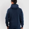 Venum X Ufc Fusion Mens Fight Week Pullover Solid Hoodie Blue 9 Man wearing Venum x UFC Fusion Men's Fight Week Pullover Solid Hoodie