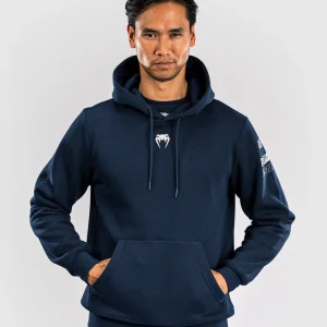 Man wearing Venum x UFC Fusion Men's Fight Week Pullover Solid Hoodie