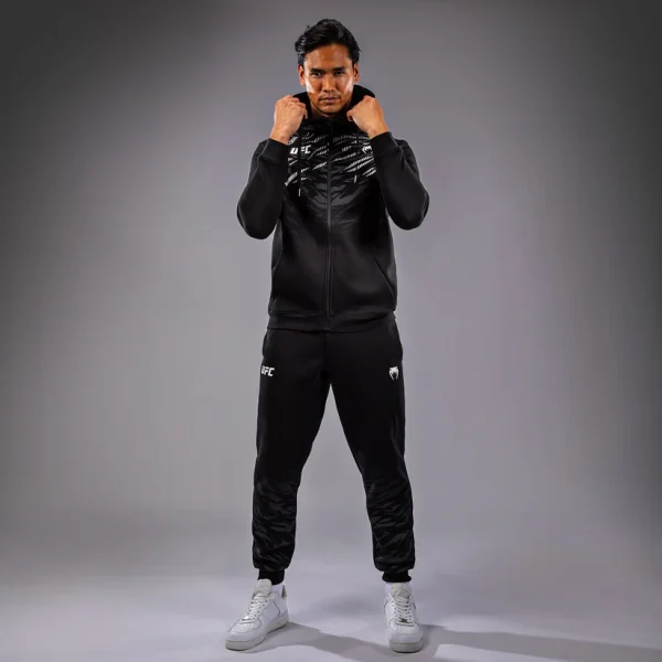 Venum x UFC Fusion Men's Replica Zip Hoodie on white background.