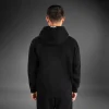 Venum X Ufc Fusion Replica Mens Pullover Hoodie Black 2 Man modeling a Venum x UFC Fusion Replica Men's Pullover Hoodie