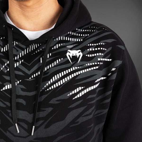Venum X Ufc Fusion Replica Mens Pullover Hoodie Black 6 Man wearing Venum x UFC Fusion Replica Men's Pullover Hoodie