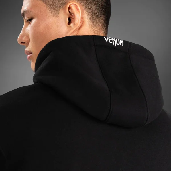 Venum X Ufc Fusion Replica Mens Pullover Hoodie Black 9 Man wearing Venum x UFC Fusion Replica Men's Pullover Hoodie