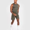 Venum Contender Men's Sleeveless Rash Guard Man wearing a Venum Contender Sleeveless Rash Guard