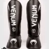 Young athlete wearing Venum Kids Challenger Shin Guards
