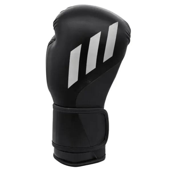 Adidas Tilt 200 Boxing Gloves in black and white color scheme