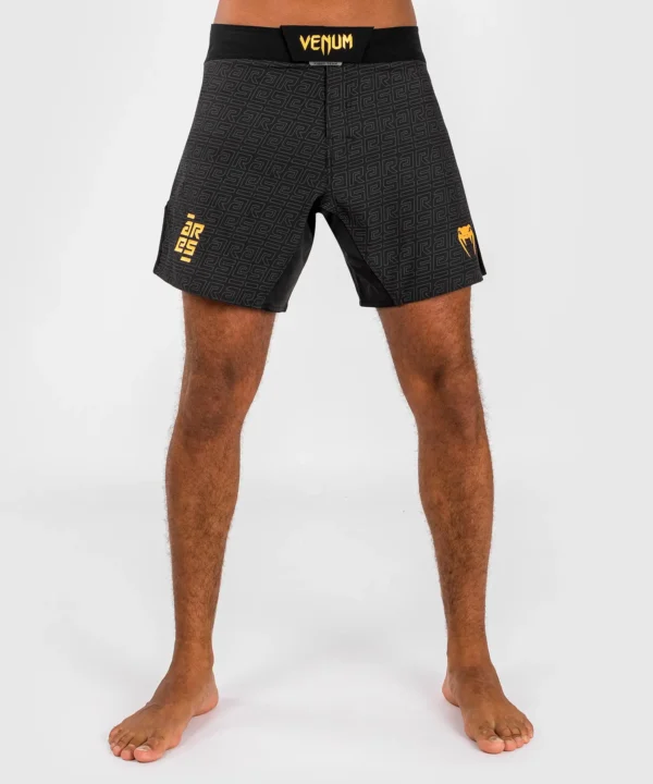 Venum x Ares 2.0 Fightshorts laid out on a flat surface