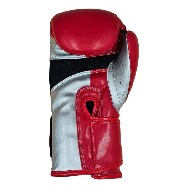 Pro-Box Champ Boxing Gloves - Red/Silver in Red/Silver — flat lay