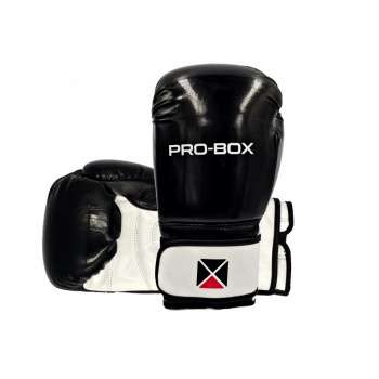 Pro-Box Club Junior Boxing Gloves in red with logo