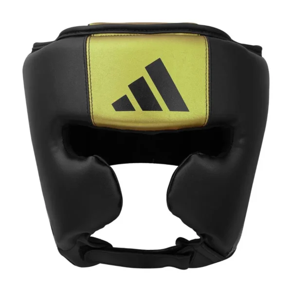 Adidas Cactus Pro Boxing Headguard In Action Adidas Cactus Pro Boxing Headguard worn by a male boxer