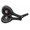 Professional Boxing Training with Pro-Box Elite Punch Paddles. Two Pro-Box Elite Punch Paddles in a professional gym environment.