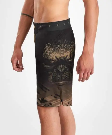 Venum Gorilla Jungle Fightshorts on white background