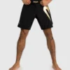 Venum Light 5.0 Fight Shorts in black and orange color.