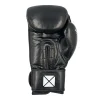 Pro-Box Leather Club Essentials Boxing Gloves - Black in Black — folded layout
