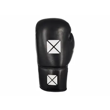 Red Pro-Box Leather Essentials Lace-Up Boxing Gloves.