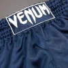 Venum Classic Muay Thai Shorts - Navy in Navy — side profile