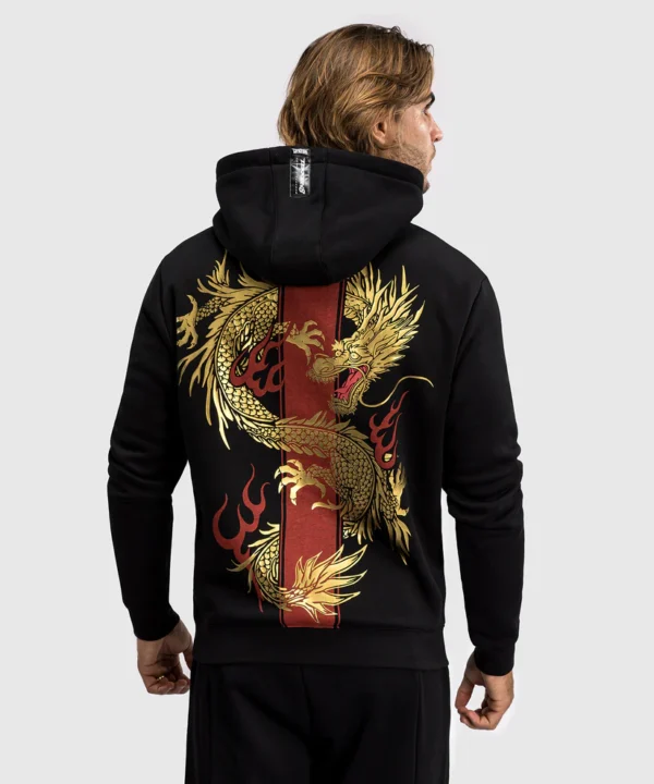 Venum x Tekken 8 Marshall Law Hoodie. Black Marshall Law Hoodie from Venum x Tekken 8 collection.