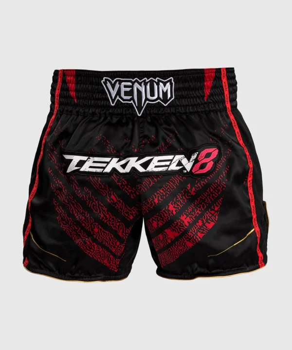Marshall Law Muay Thai Shorts by Venum x Tekken 8 Venum x Tekken 8 Marshall Law Muay Thai Shorts on a white background