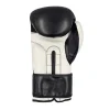 PUCEBLK_4 Pro-Box PU Essentials Boxing Gloves - Black/White in Black/White — graphic close‑up