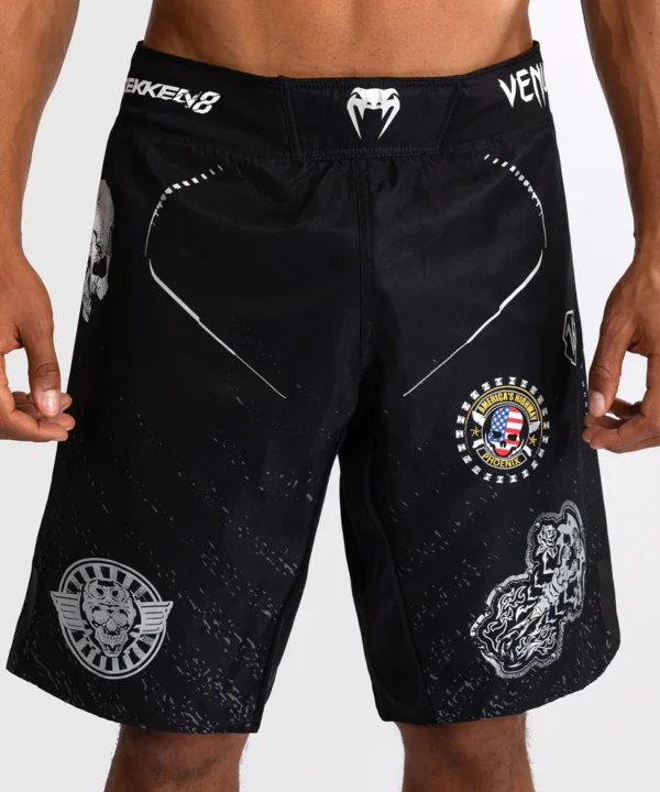 Venum Tekken 8 Paul Phoenix Fight Shorts Venum x Tekken 8 Paul Phoenix Fightshorts on a white background