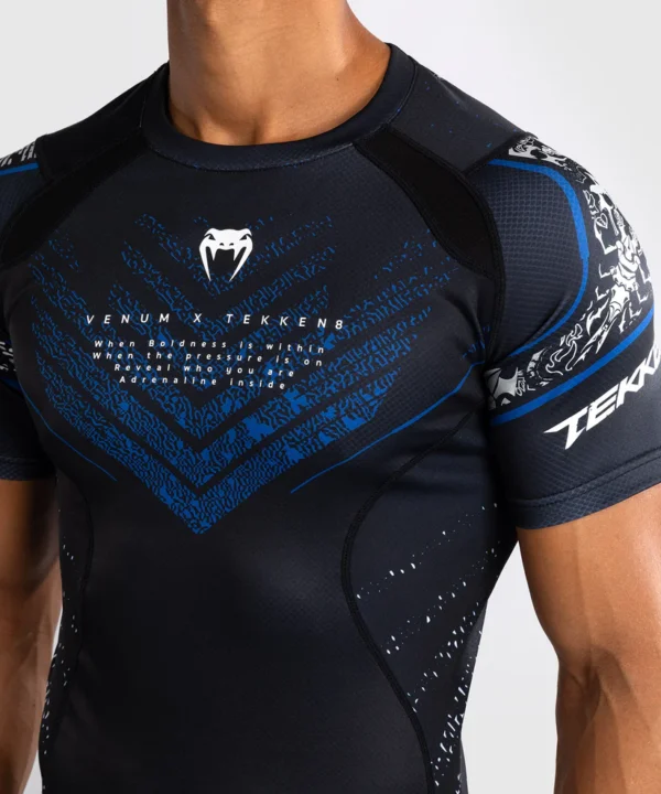 Paul Phoenix Rashguard from the Venum X Tekken 8 Collection Venum x Tekken 8 Paul Phoenix Rashguard portrayed on a white background