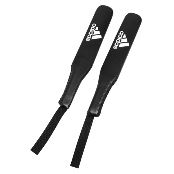 Two Adidas Precision Striking Sticks used for boxing training