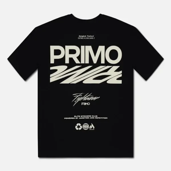 Black Primo E.S.C Elite Strikers Club T-Shirt