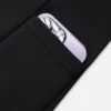 Primo E.S.C Elite Strikers Club Shorts with Compression Shorts in solid black color