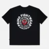 Primo Cotton T-Shirt with Heart of Champions design Primo Heart of Champions Cotton T-Shirt in black color