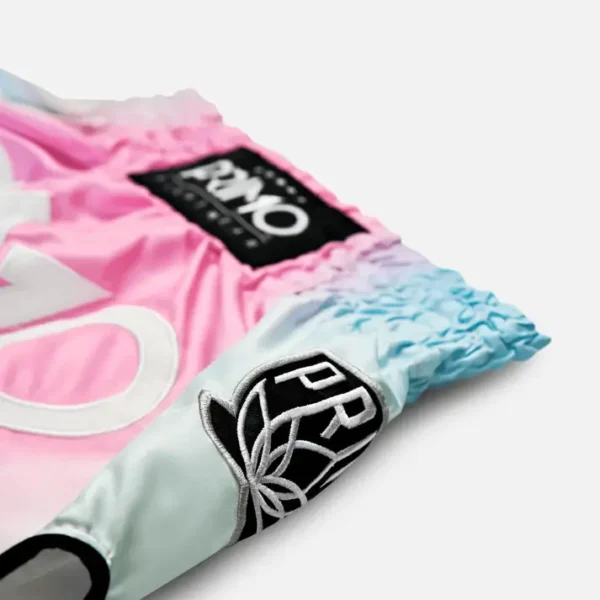 Vibrant Primo Muay Thai Shorts in Miami Lights design