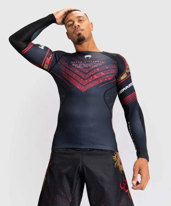 Venum Martial Arts Marshall Law Rashguard from Tekken 8 Venum x Tekken 8 Marshall Law Rashguard product image