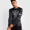 Venum Gladiator Long Sleeve Rashguard for Men Venum Gladiator 5.0 Men's Long Sleeve Rashguard in black and red design