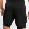 Venum Attack Men's Fight Shorts in black and red design