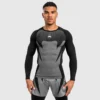 Man wearing Venum Attack Long Sleeve Rashguard