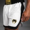 Venum Classic Boxing Shorts in red and black
