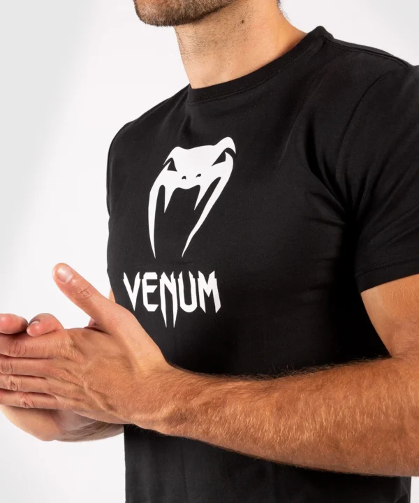 Venum Classic Black T-Shirt Venum Classic T-Shirt in black with white logo