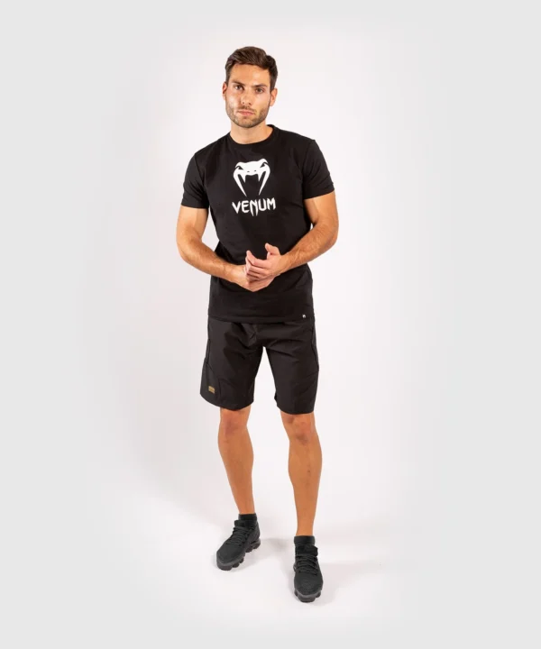 Venum Classic Black T-Shirt. Venum Classic T-Shirt in black color.