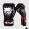 Venum Kids Contender Boxing Gloves in black color