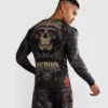 Venum Santa Muerte 5.0 Men's Long Sleeve Rashguard in action.