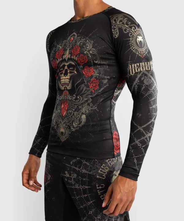 Venum Santa Muerte 5.0 Men's Long Sleeve Rashguard