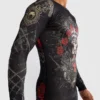 Man wearing Venum Santa Muerte 5.0 Long Sleeve Rashguard
