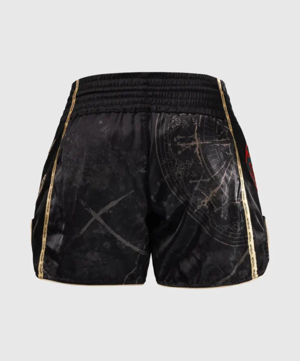 Venum Santa Muerte 5.0 Muay Thai Shorts on a plain background