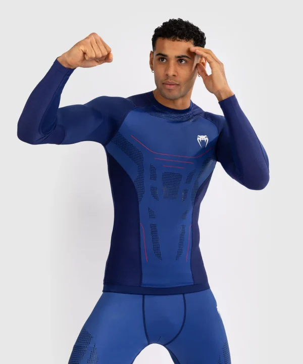 A man wearing a Venum Technical 3.0 Long Sleeve Rashguard