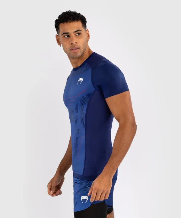 Man wearing Venum Technical 3.0 Short Sleeve Rashguard