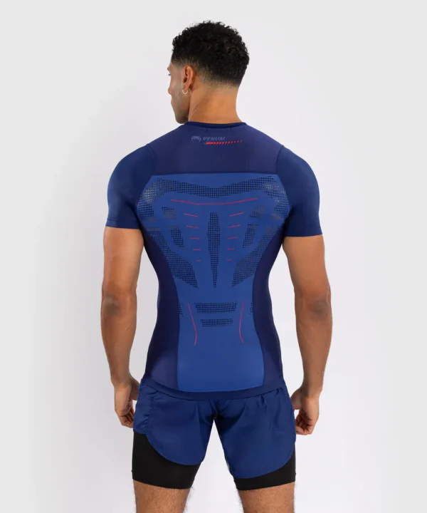 Man wearing Venum Technical 3.0 Short Sleeve Rashguard