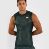 Venum Technical 3.0 Sleeveless Rashguard in black and green
